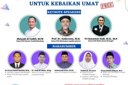 Webinar Nasional Optimalisasi Wakaf Produktif untuk Kebaikan Umat, Ketua STISDA Lampung Tengah Turut Menjadi Pembicara
