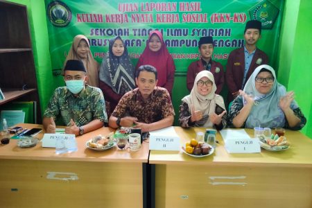 Ujian Laporan Hasil KKN-KS STIS Darusy Syafa’ah 2021