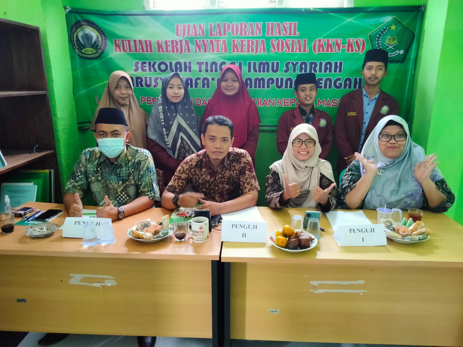 Ujian Laporan Hasil KKN-KS STIS Darusy Syafa’ah 2021
