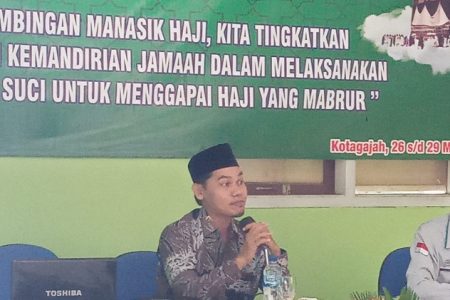 Ketua STISDA Lampung Tengah Isi Pembekalan Calon Haji 1443 H  / 2022 M