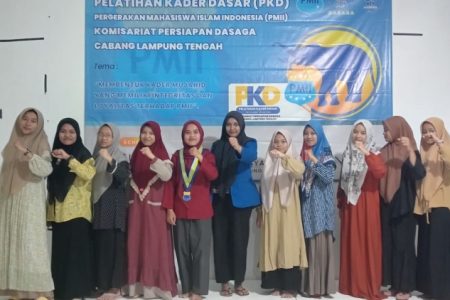 PMII Komisariat Persiapan  STISDA Lampung Tengah Gelar PKD