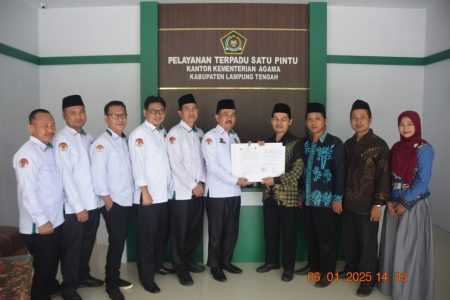 STISDA Lamteng Tanda Tangani Kerjasama Dengan Kemenag Lamteng dan KUA Terbanggi Besar